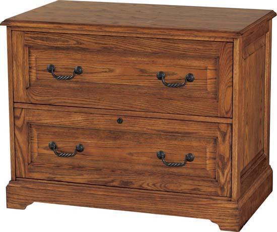 Winners Only Heritage Oak H151 Two Drawer Oak Lateral File Cabinet
